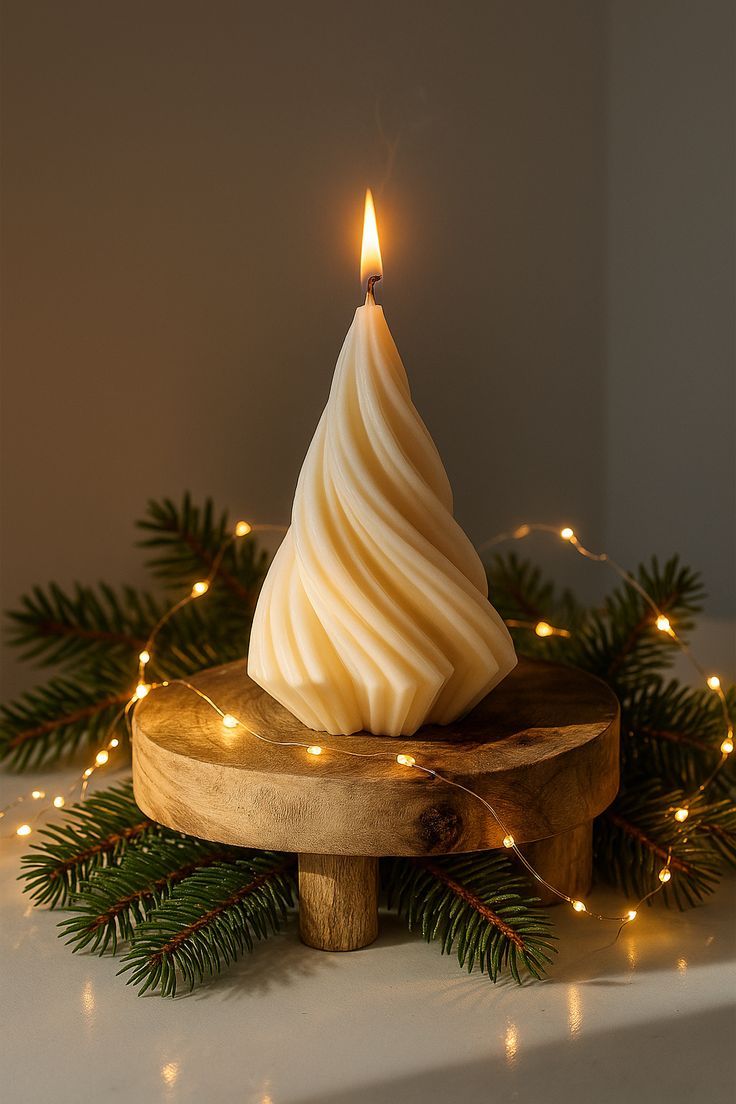Christmas Tree Candle #2
