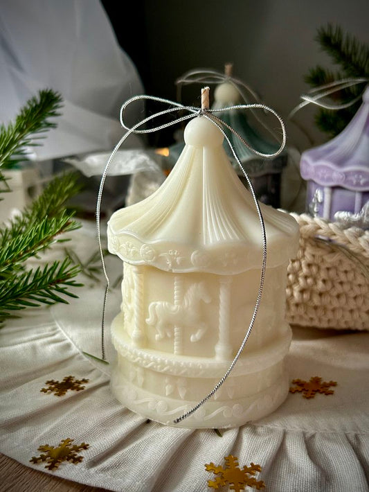 Christmas Carousel Candle