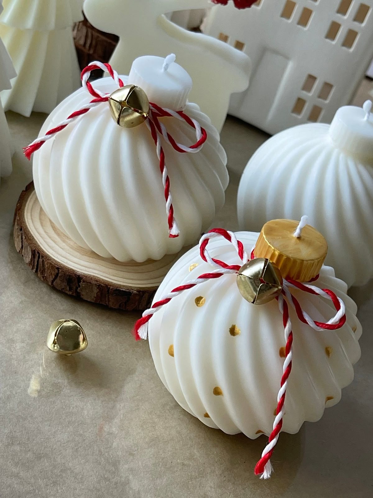 Christmas Decorative Ball Candle