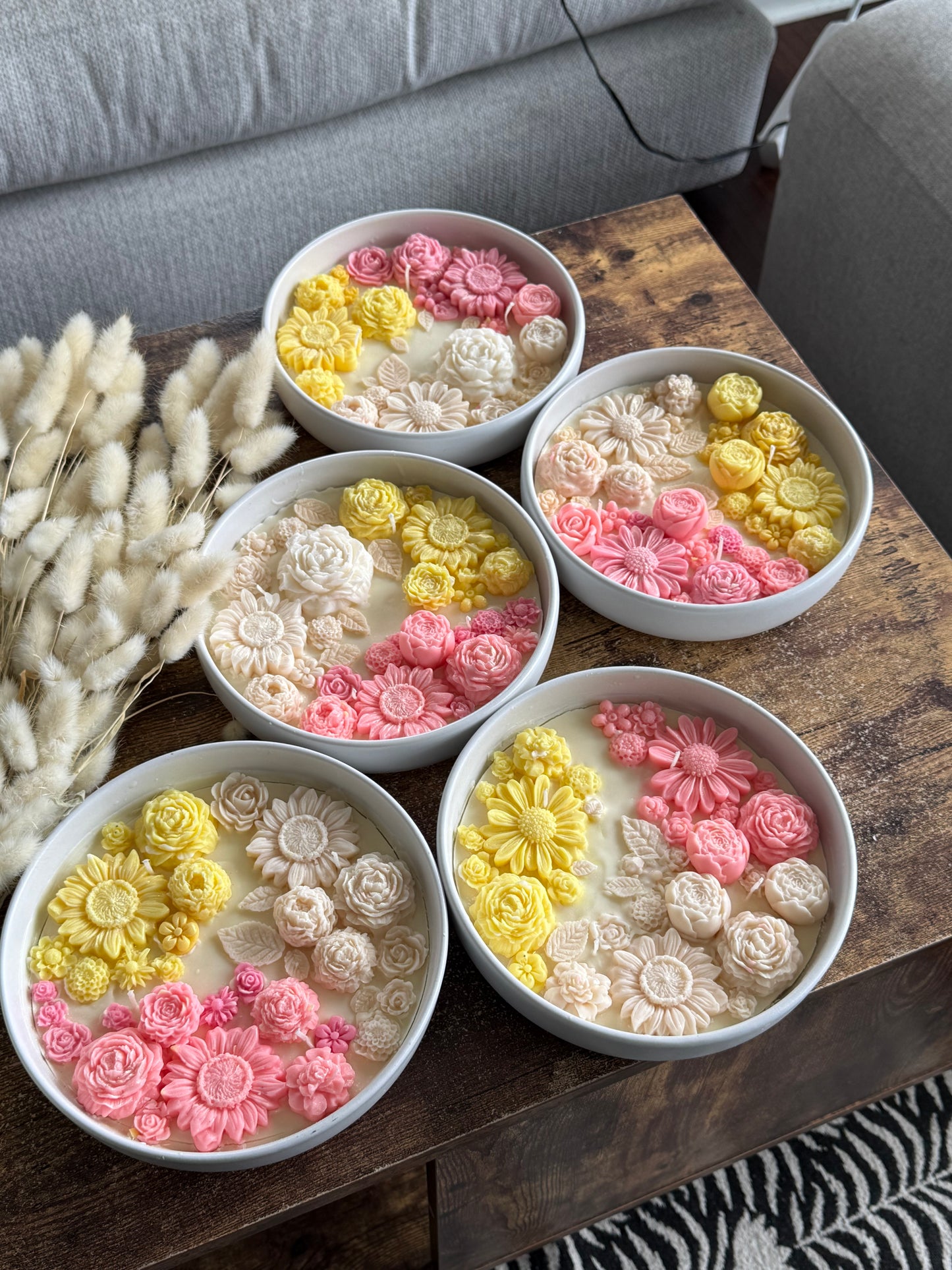 Mix floral plate