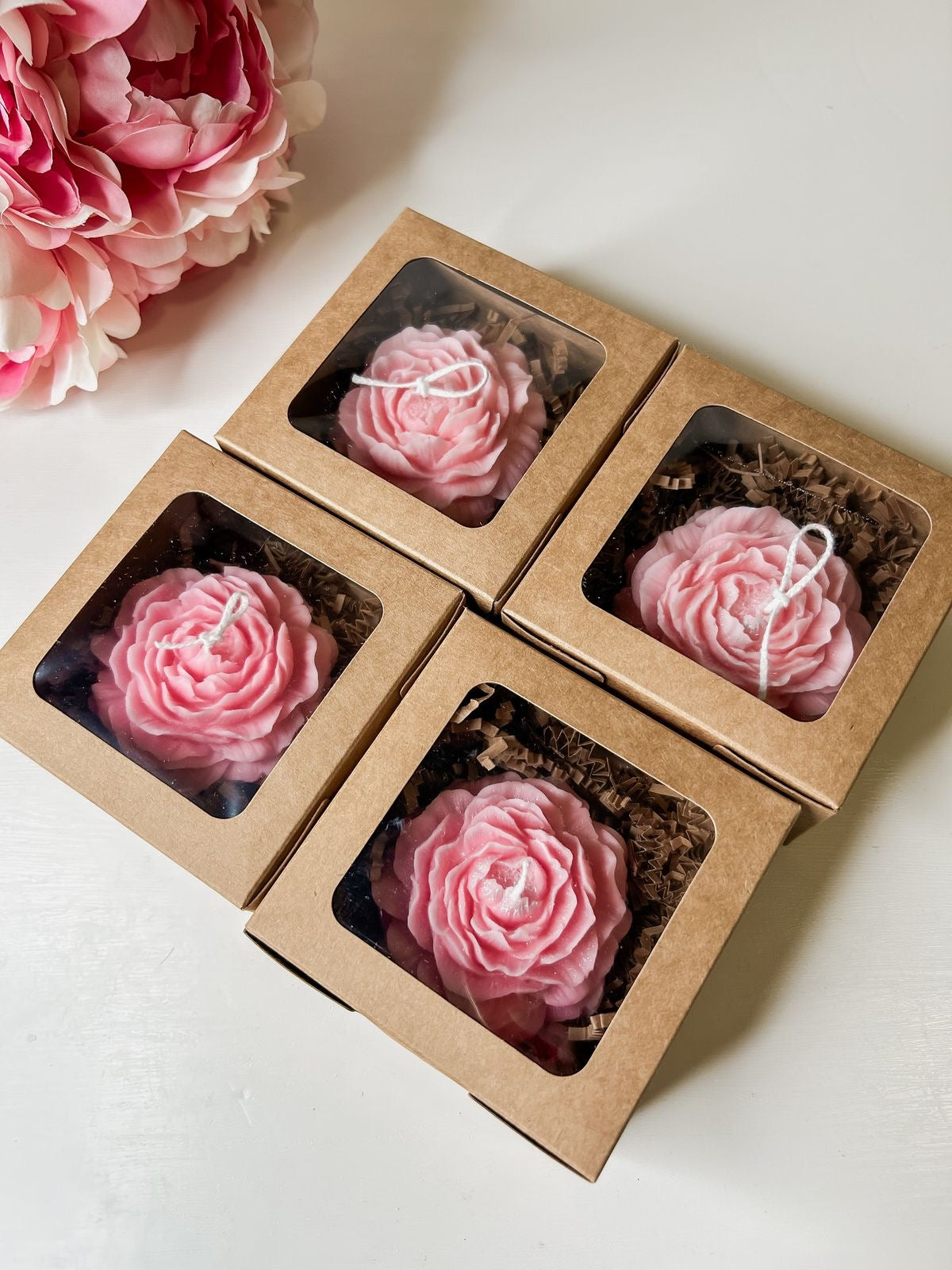 Peony candle