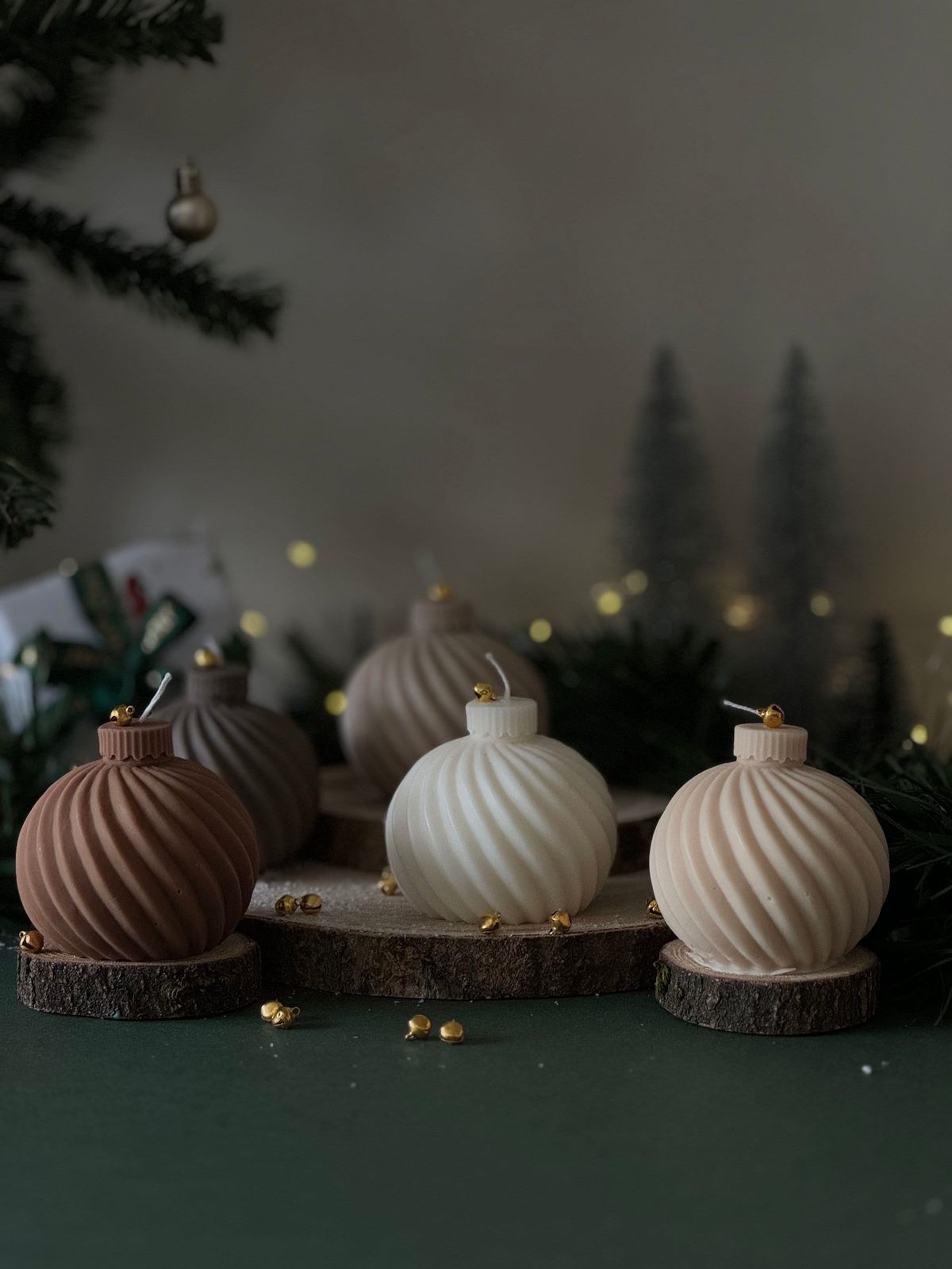 Christmas Decorative Ball Candle
