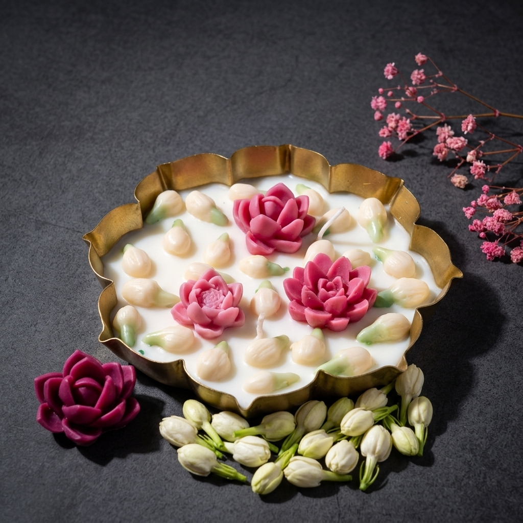 Mogra urli candle