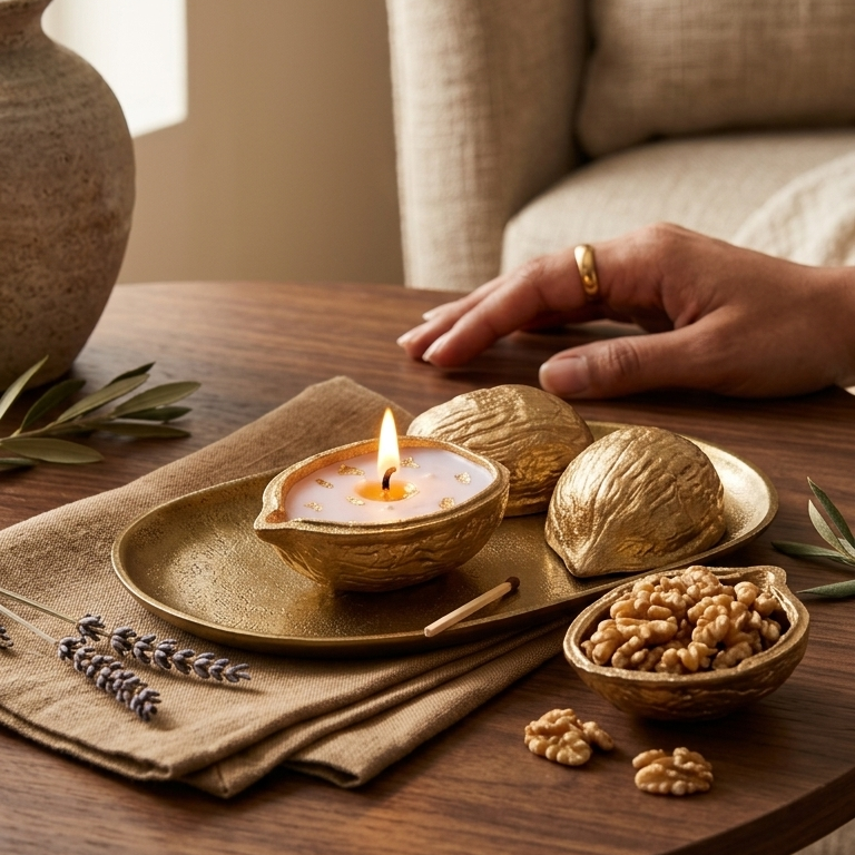 Walnut Candle